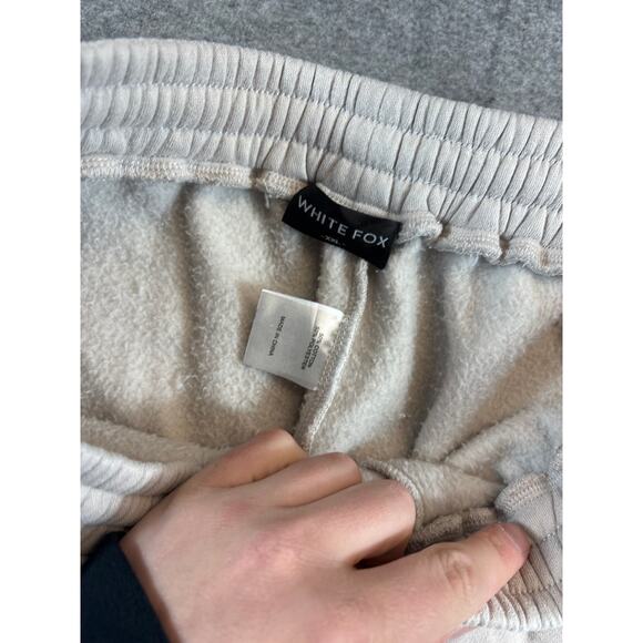 White Fox Vol.3 Sweatpants Womens 2XL Beige High Rise Jogger Sports Athleisure - Picture 8 of 9